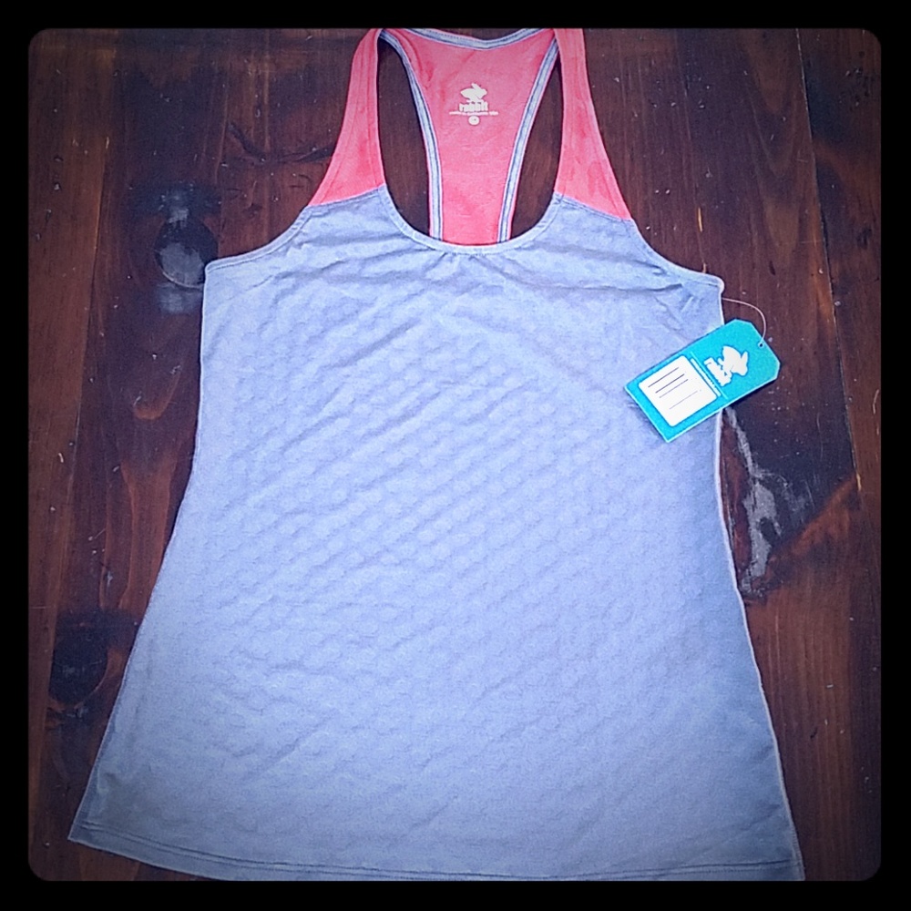 NWT rabbit Women's Tape Breaker Running Tank Top